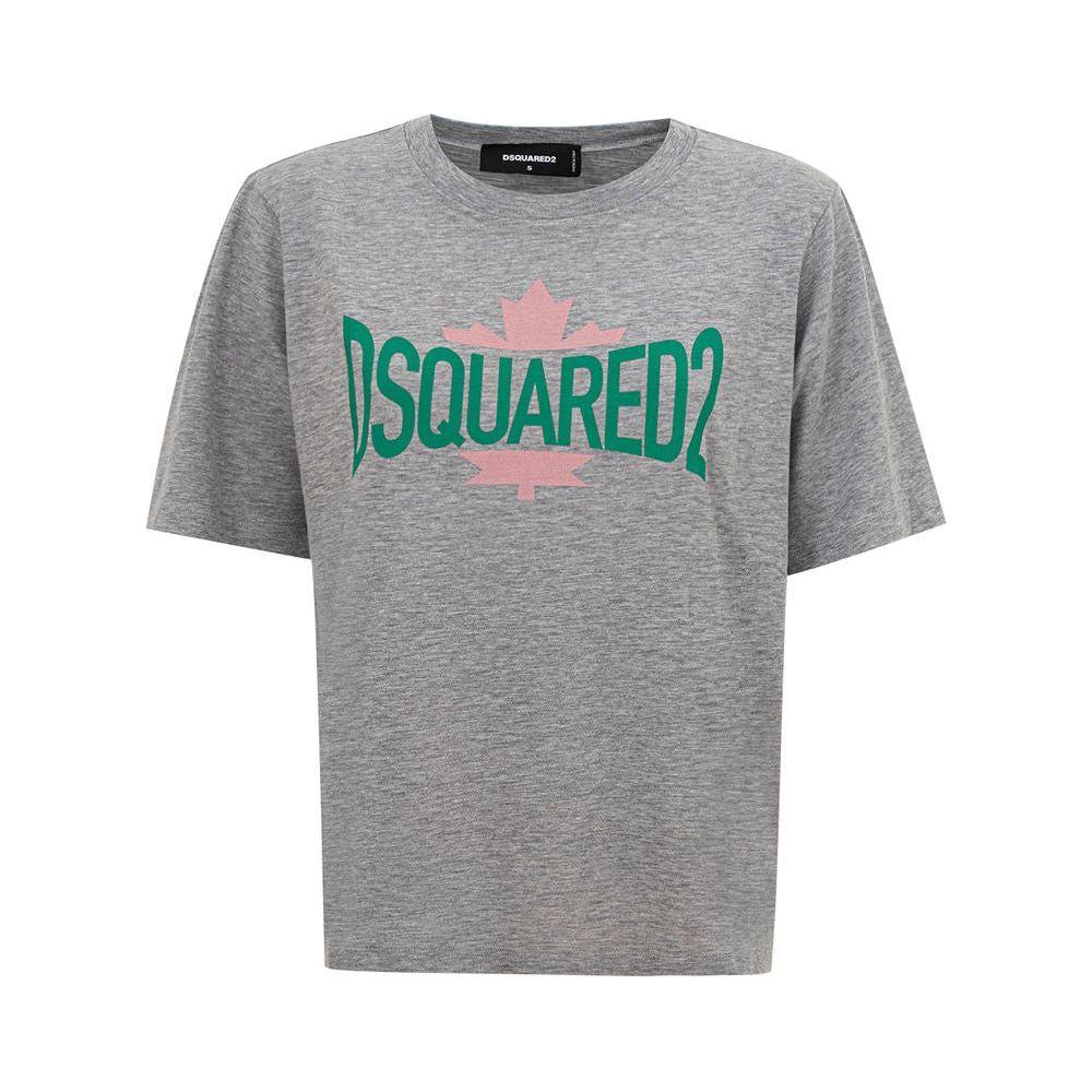 Dsquared² Gray Cotton T-Shirt Dsquared²
