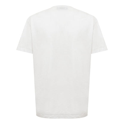 Dsquared² White Cotton T-Shirt
