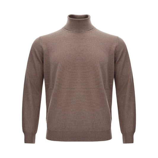 KANGRA Brown Wool Sweater KANGRA Dim Gray