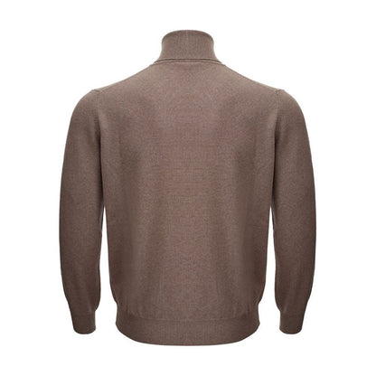 KANGRA Brown Wool Turtleneck