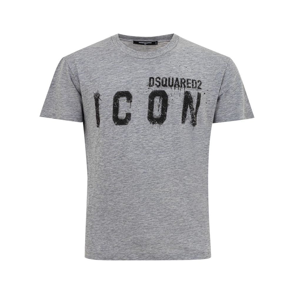 Dsquared² Gray Cotton T-Shirt Dsquared²