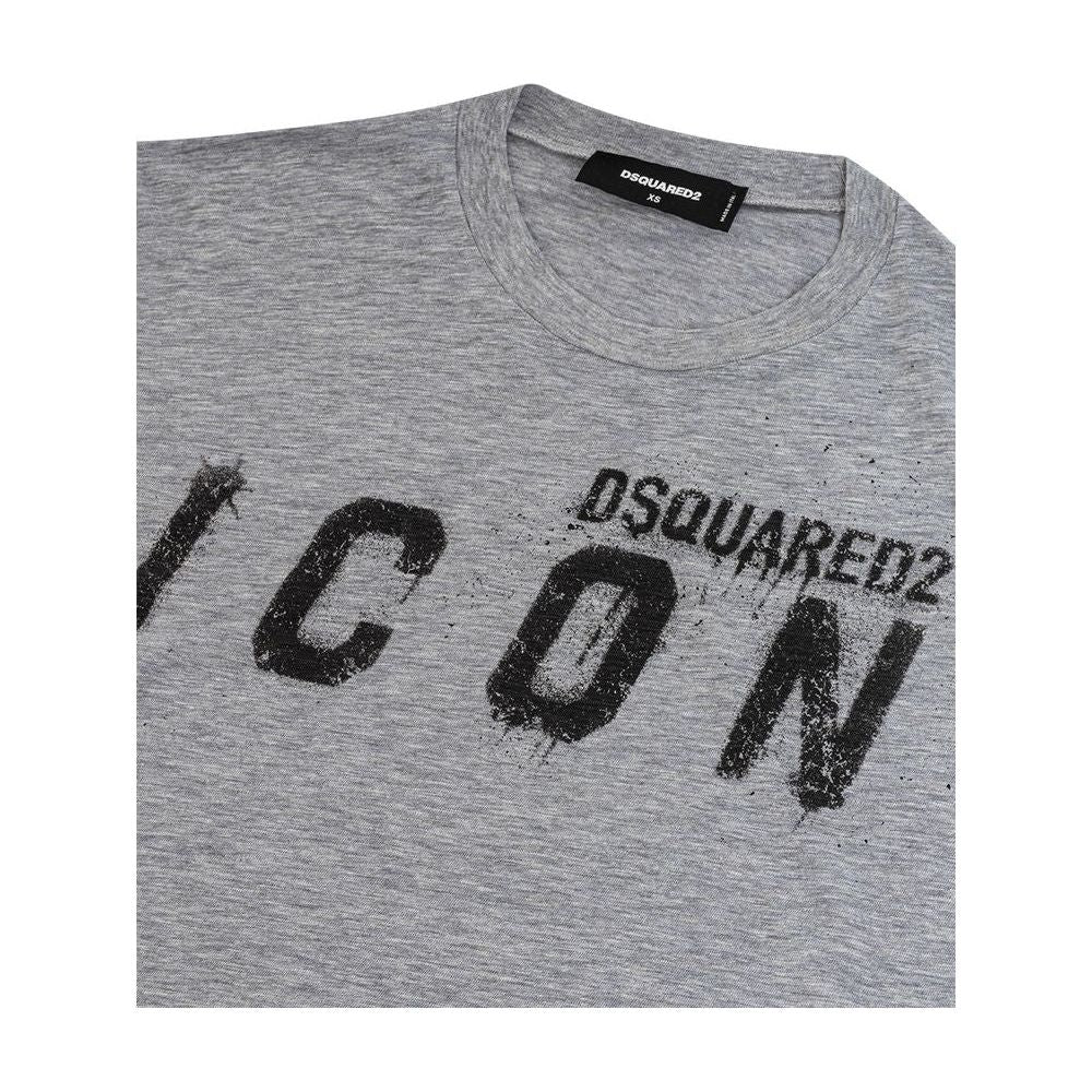 Dsquared² Gray Cotton T-Shirt Dsquared²