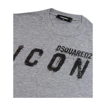 Dsquared² Gray Cotton T-Shirt Dsquared²