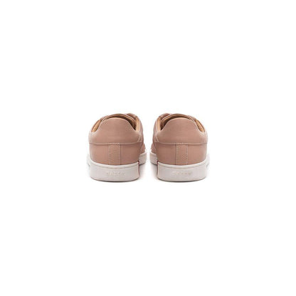Bally Pink Leather Low Top Sneakers