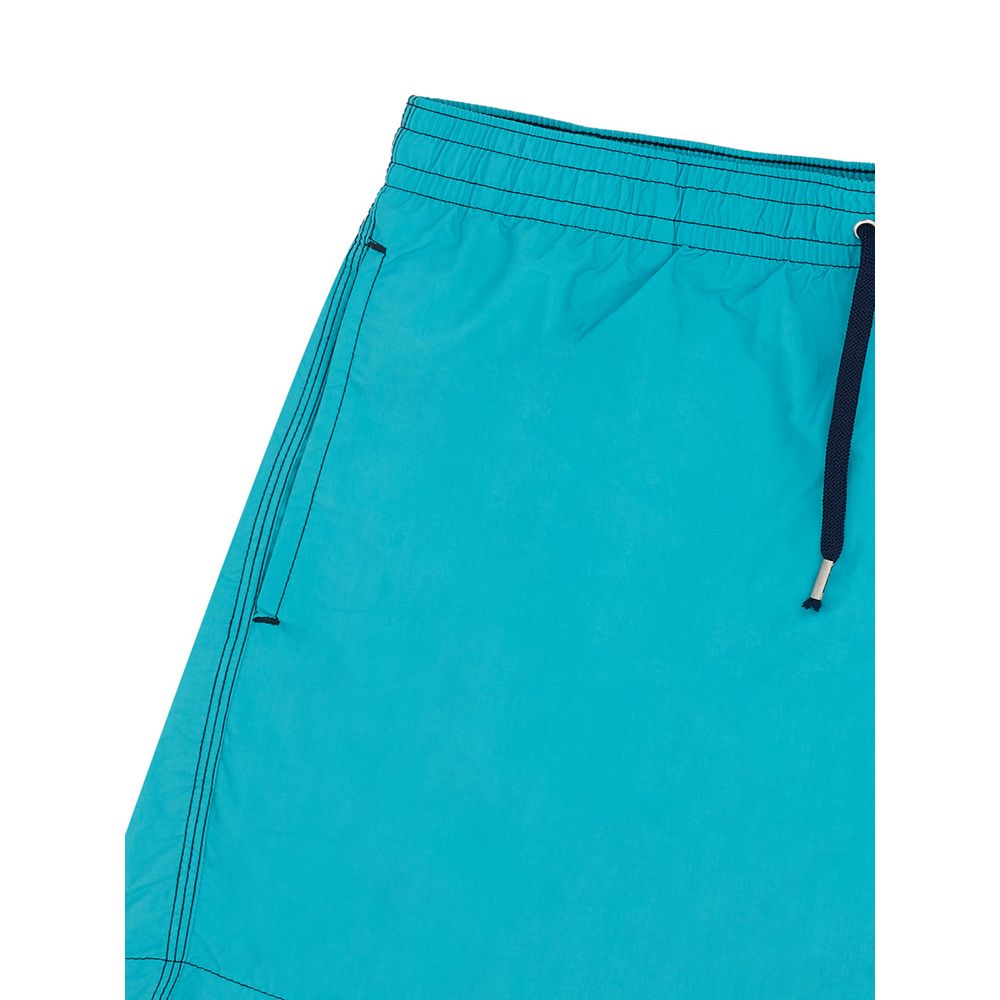 Malo Turquoise Polyester Swim Shorts Malo