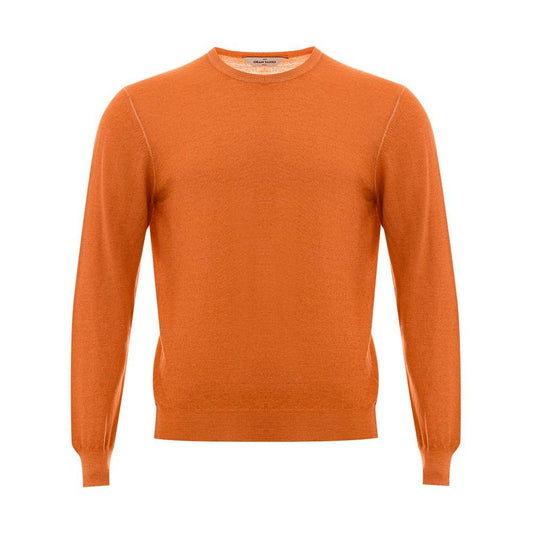 Gran Sasso Orange Wool Sweatshirt Gran Sasso