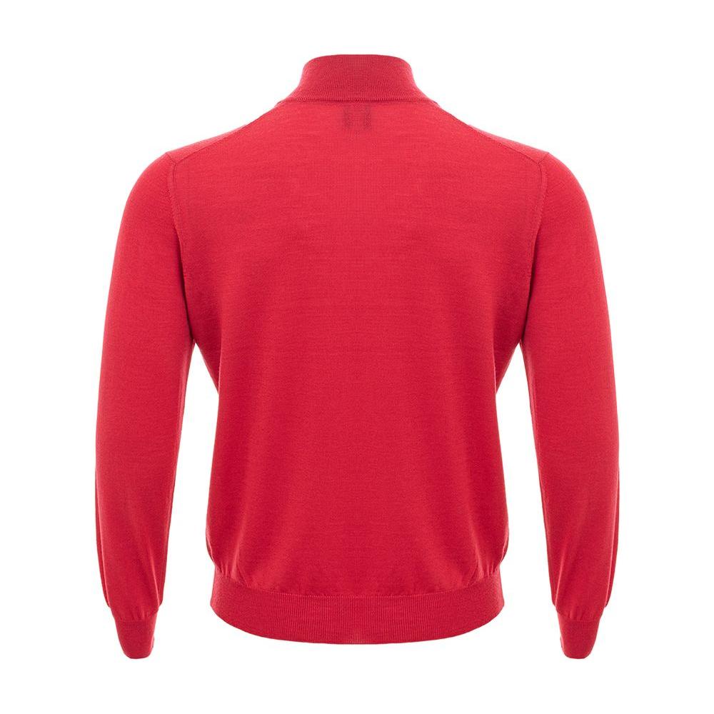 Gran Sasso Red Wool T-Shirt