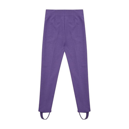 Lardini Purple Viscose Athletic Pants
