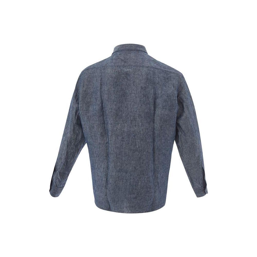Lardini Blue Denim Shirt