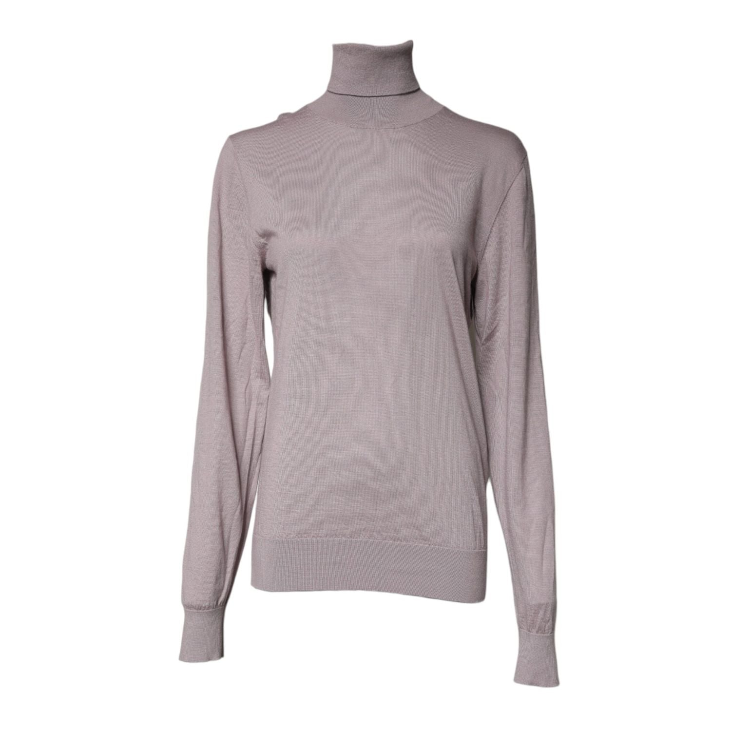 Dolce & Gabbana Brown Cashmere Turtleneck Pullover Sweater