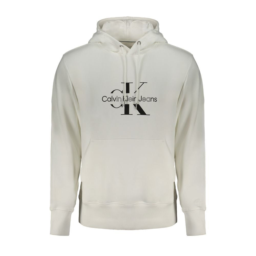 Calvin Klein White Cotton Men Sweater 1728,67403481248,Calvin Klein,Clothing,Men,New with tags,Sweaters - Clothing,Sweatshirts - Sweaters - Clothing,White,XL,XXL