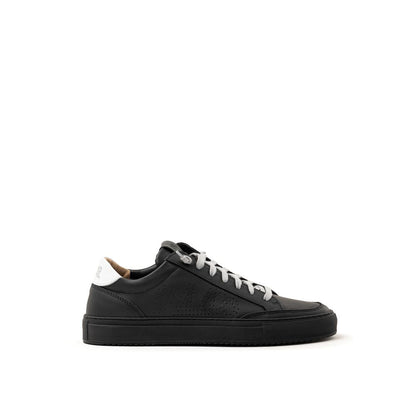 P448 Black Leather Athletic Sneakers