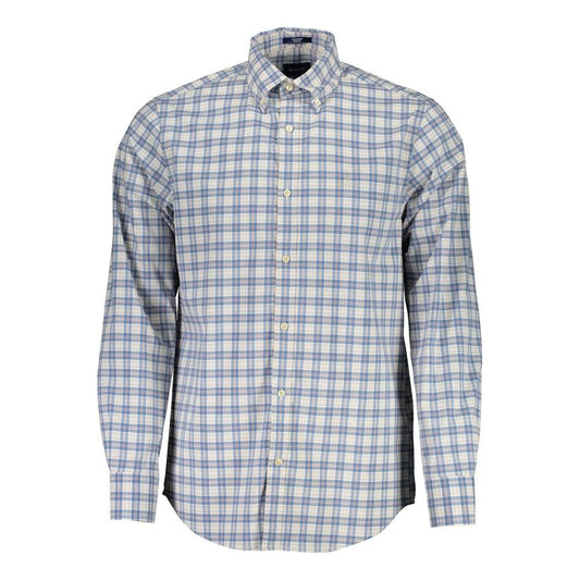 Gant Blue Cotton Men Shirt