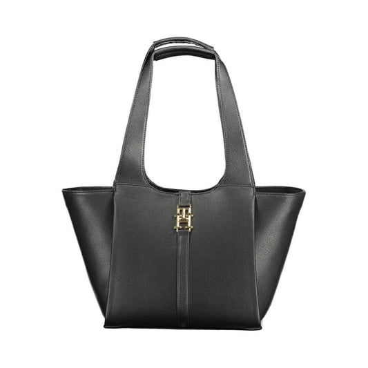 Tommy Hilfiger Black Polyethylene Women Handbag