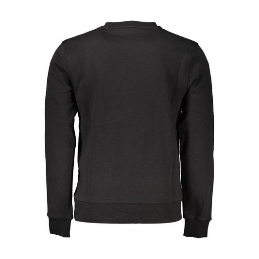 Cavalli Class Black Cotton Men Sweater
