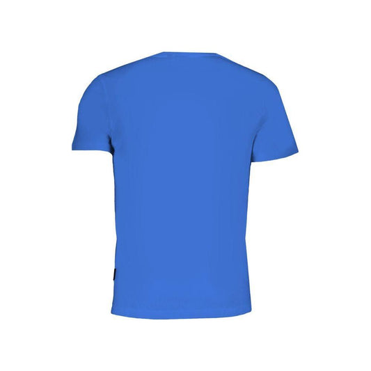 Napapijri Blue Cotton T-Shirt Napapijri Royal Blue
