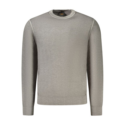 Hugo Boss Grigio Wool Mens Sweater