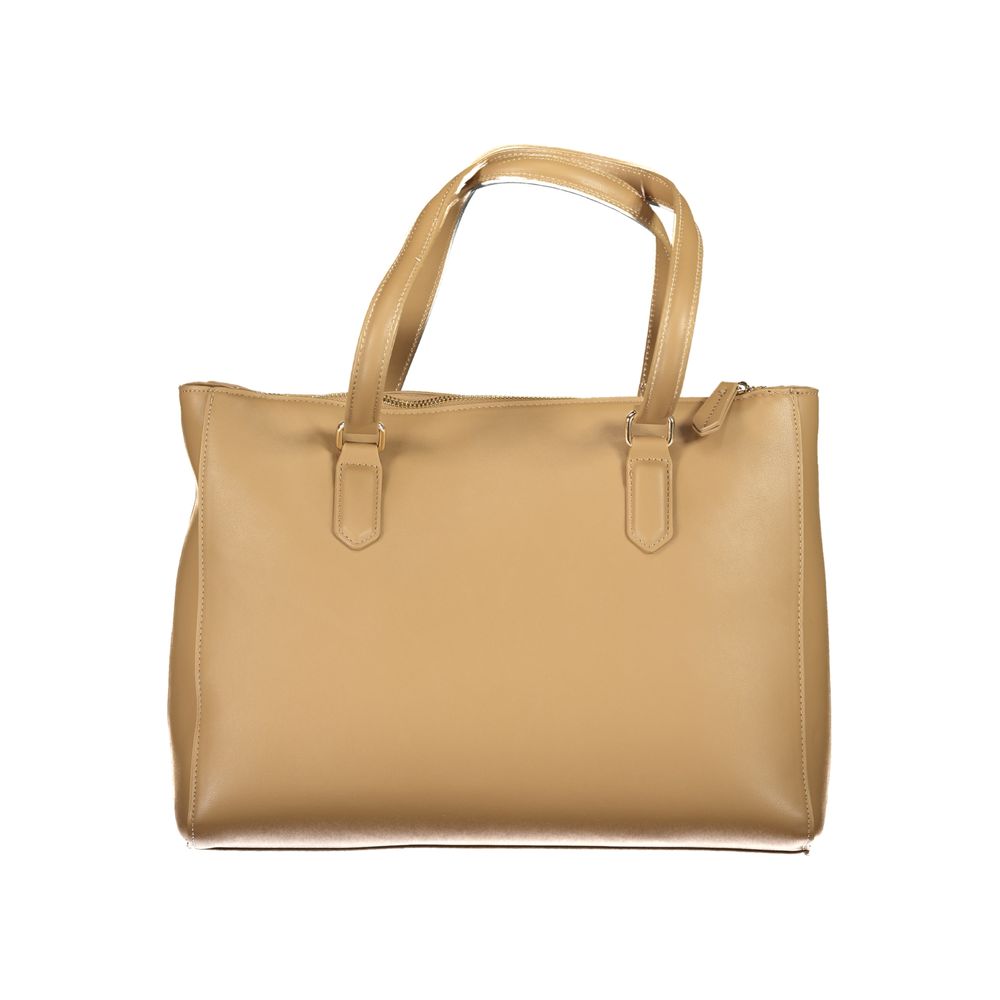Mario Valentino Beige Polyurethane Women Handbag