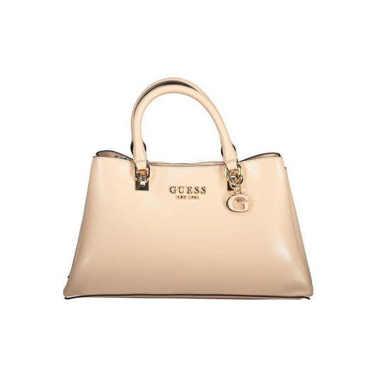 Guess Jeans Beige Polyethylene Handbag