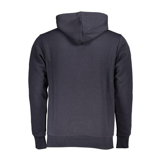 U.S. Grand Polo Blue Hooded Sweatshirt with Embroidery U.S. Grand Polo Dark Slate Gray