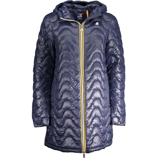 K-WAY Blue Polyamide Jackets & Coat K-WAY Dim Gray