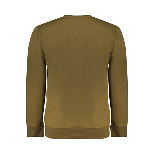 Timberland Green Cotton Sweater Timberland Dark Olive Green
