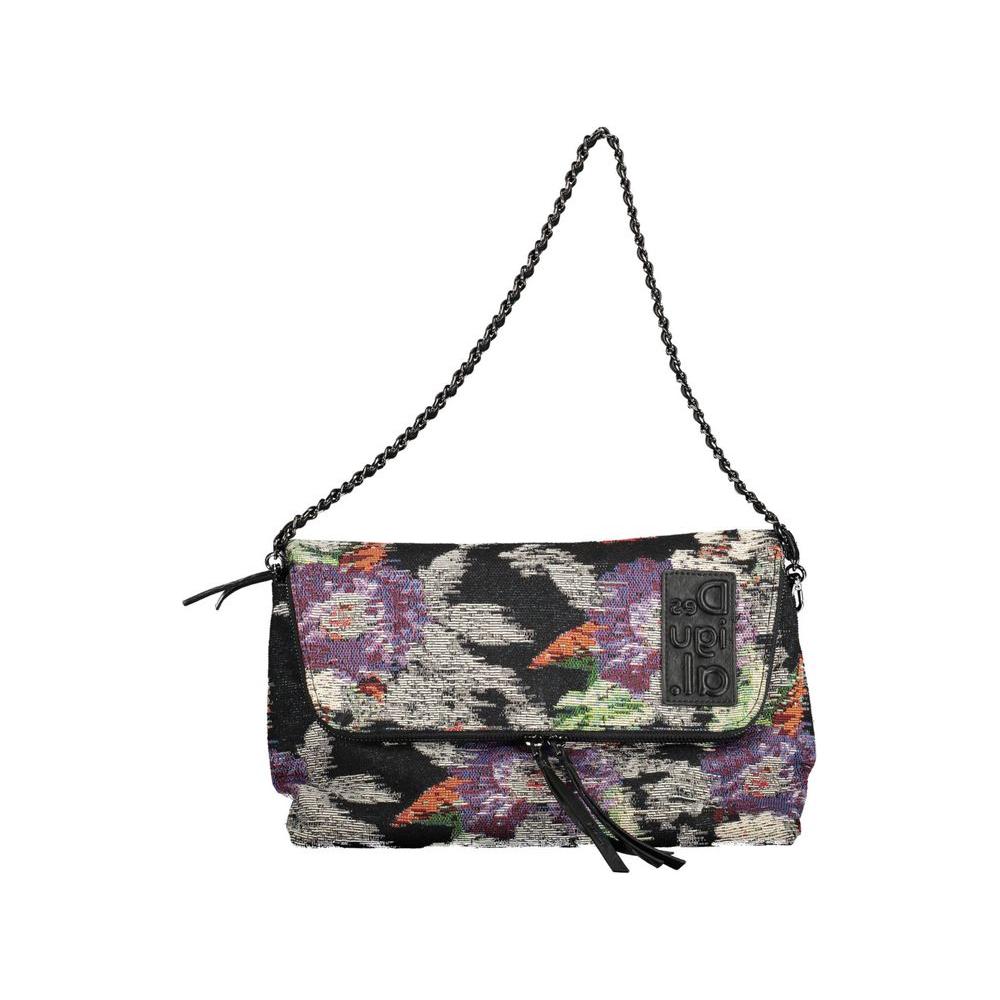 Front view with bag zipped and handles upright.