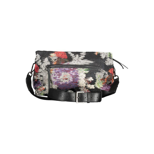Desigual Black Polyester Women Handbag Desigual Dark Slate Gray
