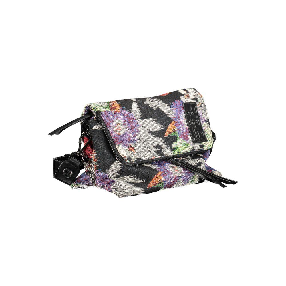 Front view with bag zipped and handles upright.