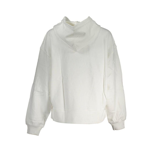 Calvin Klein White Cotton Women Sweater Calvin Klein Light Gray