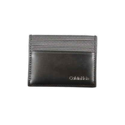 Calvin Klein Black Leather Wallet Calvin Klein