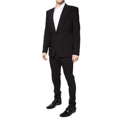 Dolce & Gabbana Multicolor Polyester Jacquard 2 Piece Suit