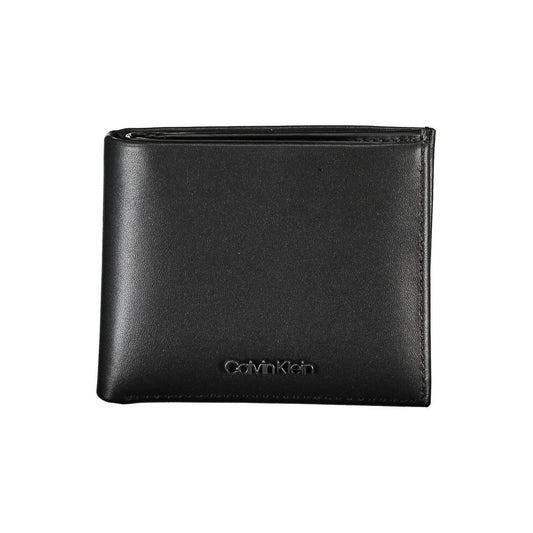 Calvin Klein Black Leather Wallet Calvin Klein