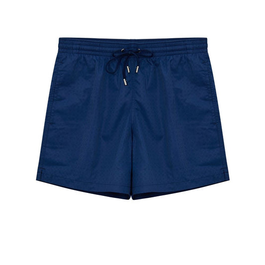 Canali Blue Polyester Men Swimwear