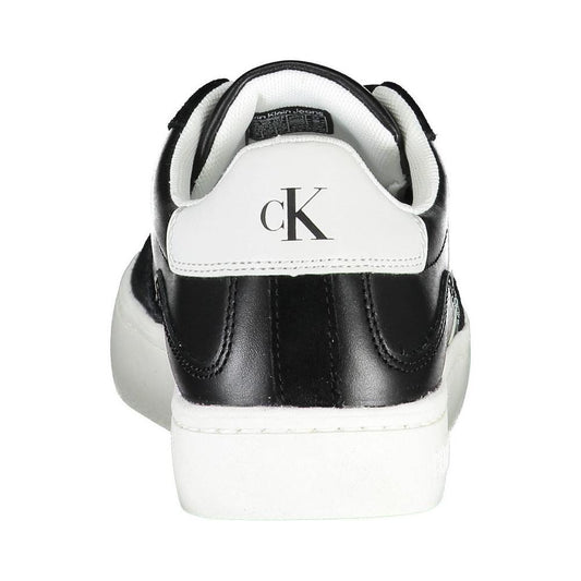 Calvin Klein Sleek Black Lace-Up Sneakers With Contrast Details 1728,67403481248,Black,Calvin Klein,EU39/US9,EU40/US10,EU41/US11,New with tags,Shoes,Sneakers - Women - Shoes,Women,Women - Shoes Calvin Klein CA-26222-EU39/US9