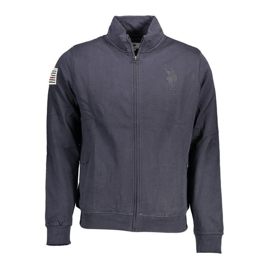 U.S. POLO ASSN. Blue Cotton Men Sweater