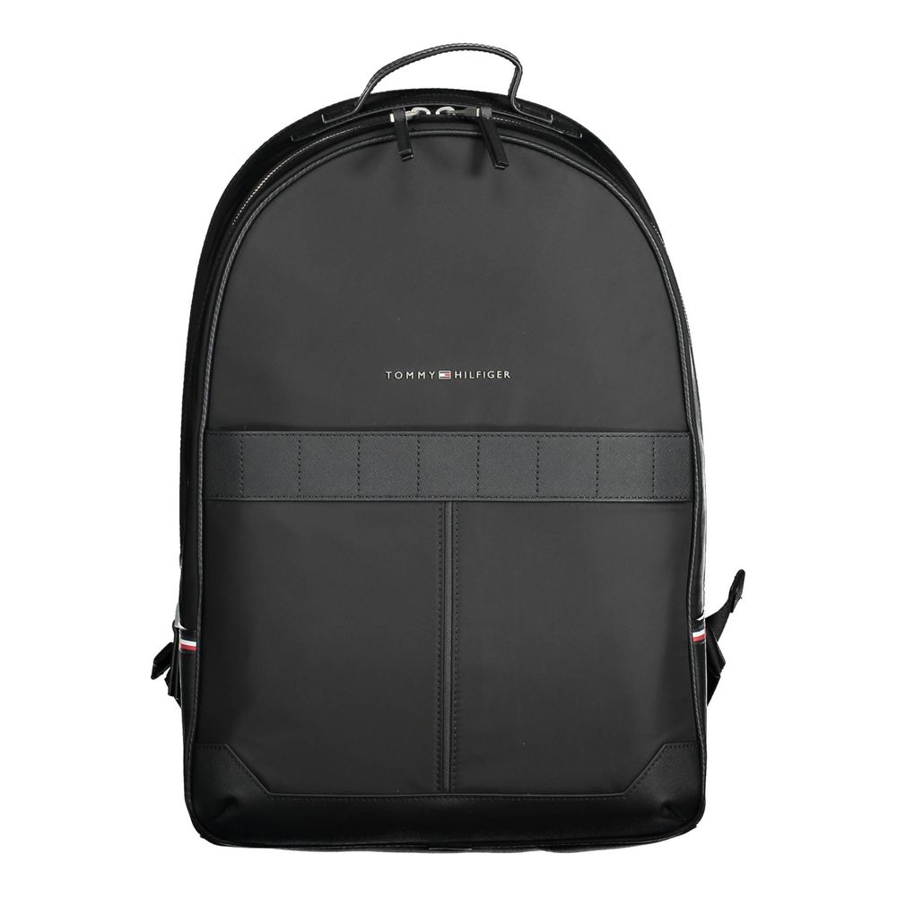 Tommy Hilfiger Black Polyester Backpack Tommy Hilfiger