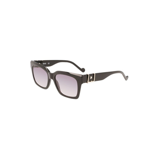 Liu Jo Black Haircalf Women Sunglasses
