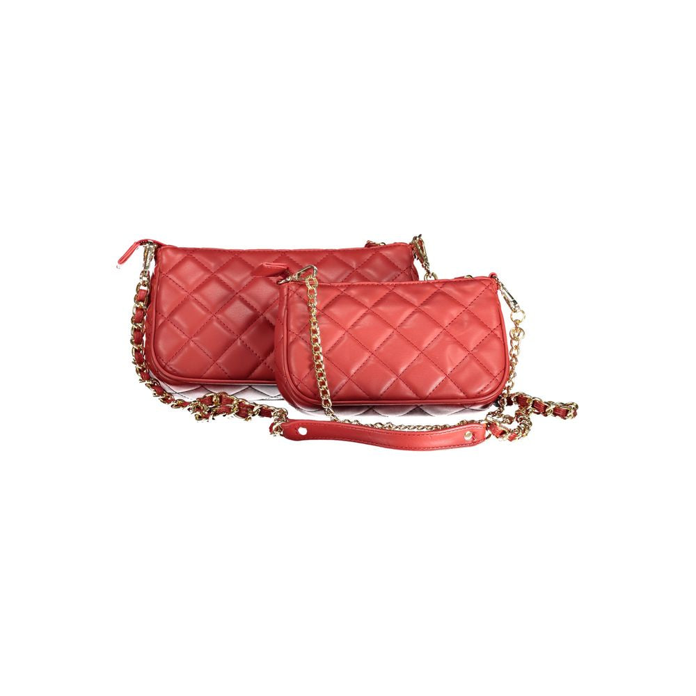 Mario Valentino Rosso Poliuretano Women Handbag
