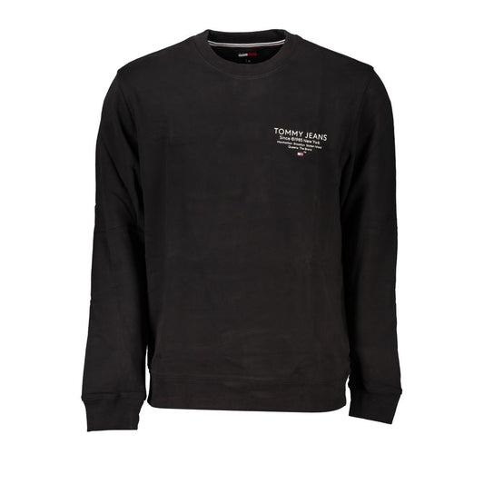 Tommy Hilfiger Black Cotton Men's Sweatshirt