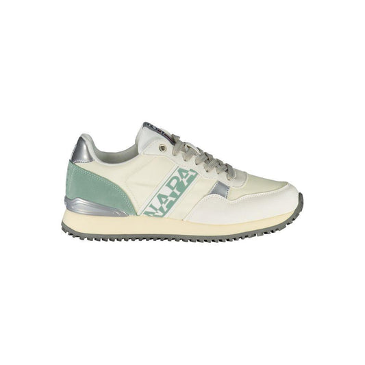 Napapijri Chic White Lace-Up Sports Sneakers with Contrast Detail 1728,67403481248,EU38/US8,EU39/US9,Napapijri,New with tags,Shoes,Sneakers - Women - Shoes,White,Women,Women - Shoes Napapijri NA-23090-EU38/US8