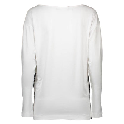 Love Moschino Bianco Cotton Women T-Shirt