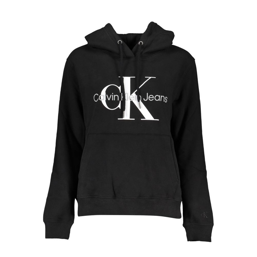 Calvin Klein Black Cotton Women Sweatshirt