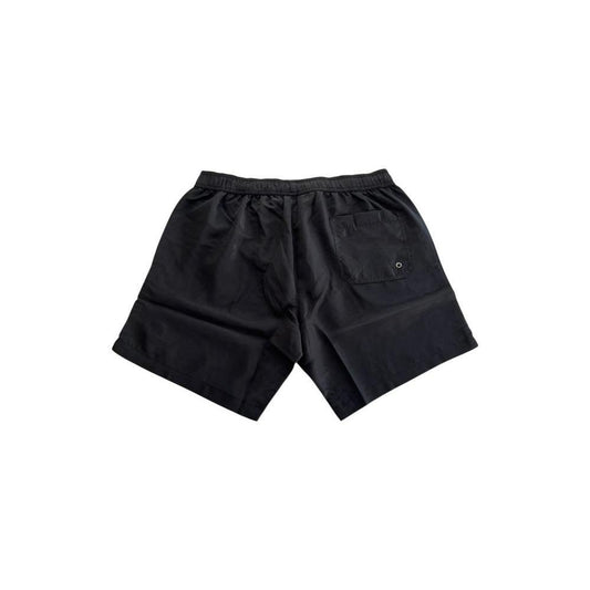 Trussardi Beachwear Black Polyester Men's Swim Short