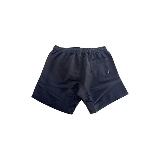 Trussardi Beachwear Black Polyester Men Swim Short