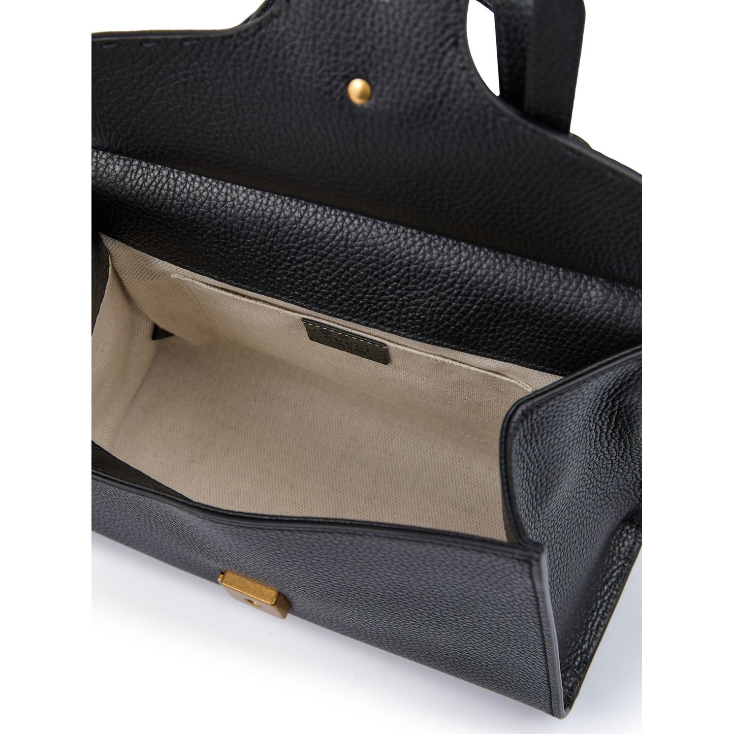 Gucci Black Leather GG Marmont Handbag Gucci