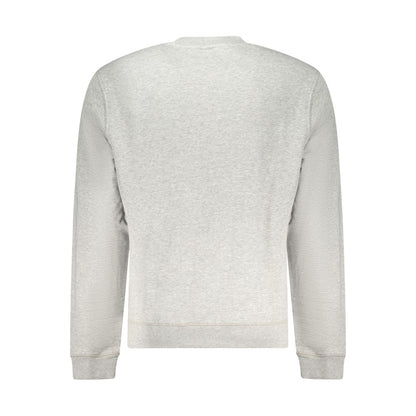 Napapijri Grigio Cotton Men Sweatshirt