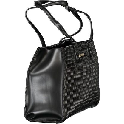 Mario Valentino Black Polyethylene Women Handbag