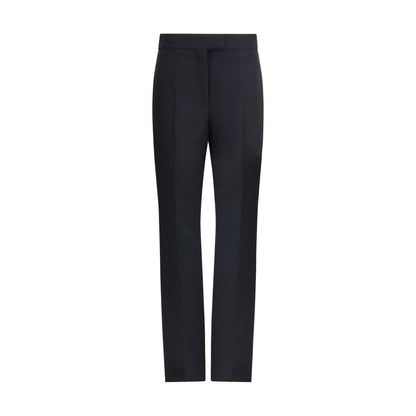 Ferragamo Black Viscose Casual Pants