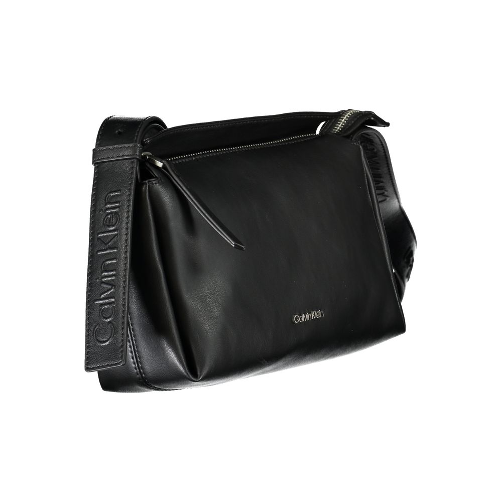 Calvin Klein Black Polyester Women Shoulder Bag
